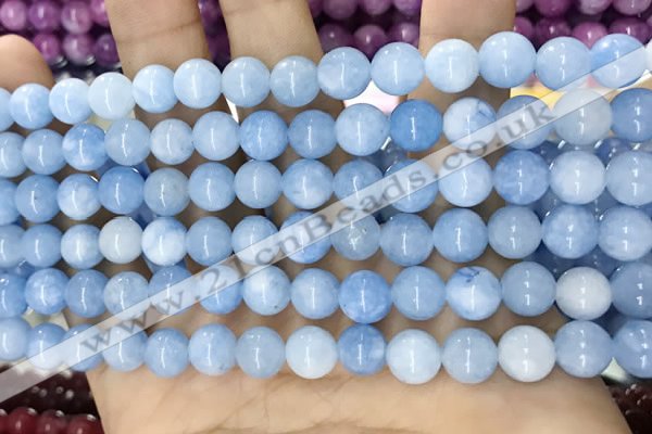 CCN5383 15 inches 8mm round candy jade beads Wholesale