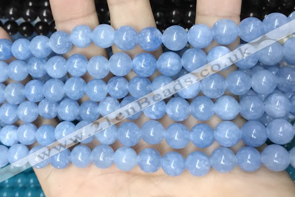 CCN5388 15 inches 8mm round candy jade beads Wholesale