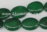 CCN539 15.5 inches 15*20mm oval candy jade beads wholesale