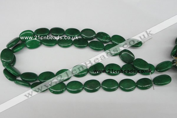 CCN539 15.5 inches 15*20mm oval candy jade beads wholesale