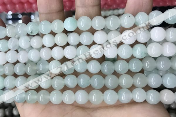 CCN5393 15 inches 8mm round candy jade beads Wholesale