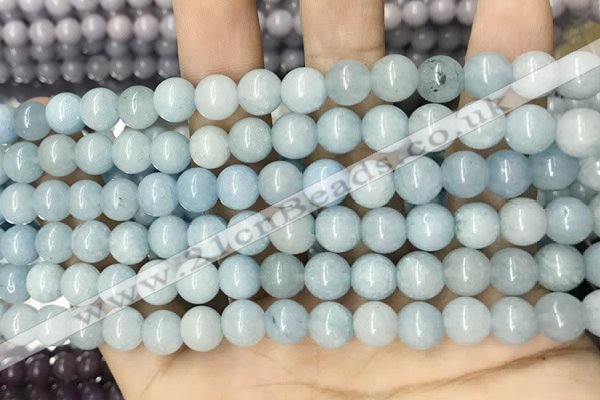 CCN5394 15 inches 8mm round candy jade beads Wholesale