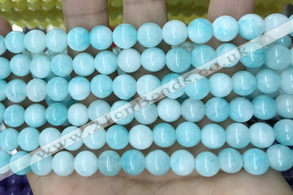 CCN5397 15 inches 8mm round candy jade beads Wholesale