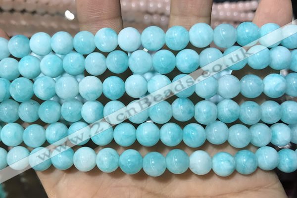 CCN5399 15 inches 8mm round candy jade beads Wholesale