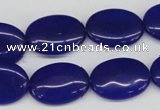 CCN540 15.5 inches 15*20mm oval candy jade beads wholesale