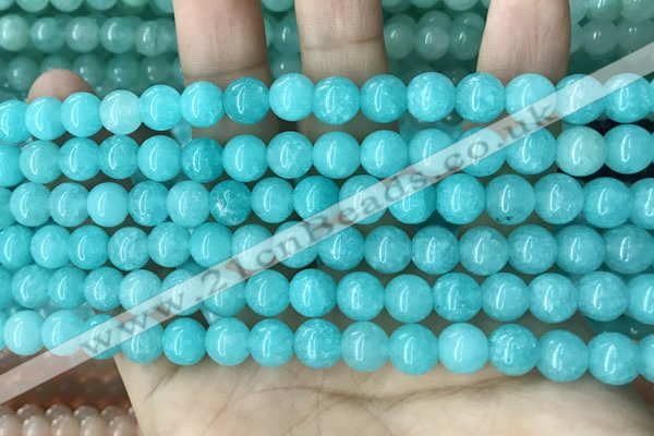 CCN5403 15 inches 8mm round candy jade beads Wholesale