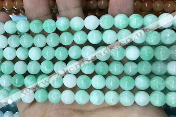 CCN5407 15 inches 8mm round candy jade beads Wholesale