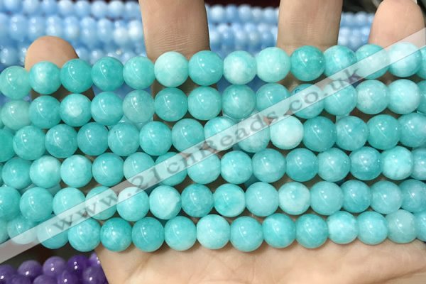 CCN5410 15 inches 8mm round candy jade beads Wholesale