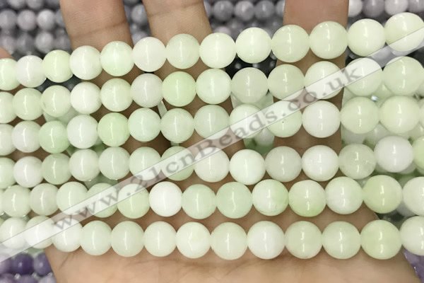 CCN5412 15 inches 8mm round candy jade beads Wholesale