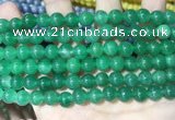 CCN5419 15 inches 8mm round candy jade beads Wholesale