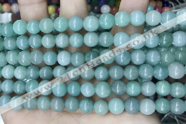 CCN5426 15 inches 8mm round candy jade beads Wholesale