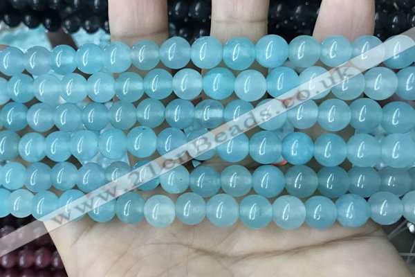 CCN5429 15 inches 8mm round candy jade beads Wholesale