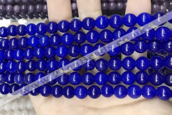 CCN5436 15 inches 8mm round candy jade beads Wholesale