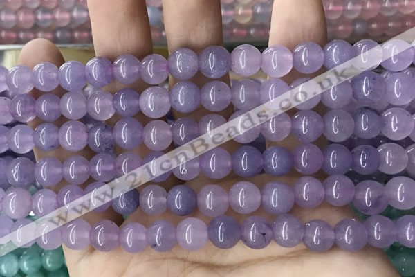 CCN5444 15 inches 8mm round candy jade beads Wholesale