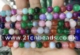 CCN5469 15 inches 8mm round candy jade beads Wholesale