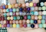 CCN5470 15 inches 8mm round candy jade beads Wholesale