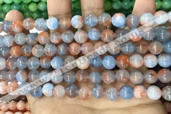 CCN5481 15 inches 8mm round candy jade beads Wholesale