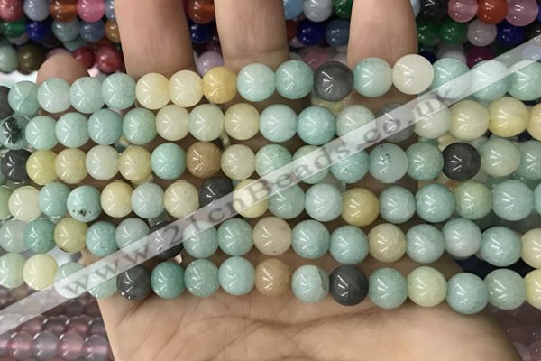 CCN5490 15 inches 8mm round candy jade beads Wholesale