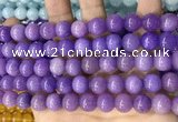 CCN5529 15 inches 8mm round candy jade beads Wholesale