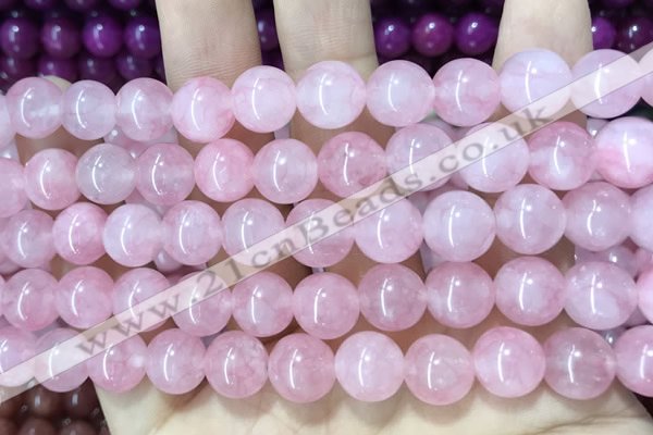 CCN5531 15 inches 8mm round candy jade beads Wholesale