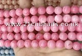 CCN5534 15 inches 8mm round candy jade beads Wholesale