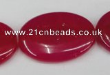 CCN555 15.5 inches 25*35mm oval candy jade beads wholesale