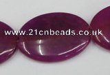 CCN557 15.5 inches 25*35mm oval candy jade beads wholesale