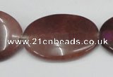 CCN558 15.5 inches 25*35mm oval candy jade beads wholesale