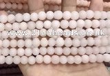 CCN5581 15 inches 8mm round matte candy jade beads Wholesale