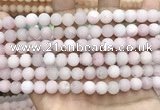 CCN5583 15 inches 8mm round matte candy jade beads Wholesale