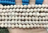 CCN5600 15 inches 8mm round matte candy jade beads Wholesale