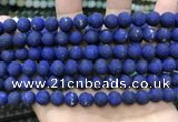 CCN5614 15 inches 8mm round matte candy jade beads Wholesale