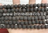 CCN5630 15 inches 8mm round matte candy jade beads Wholesale