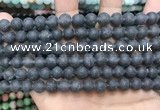 CCN5633 15 inches 8mm round matte candy jade beads Wholesale