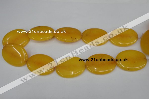 CCN564 15.5 inches 25*35mm oval candy jade beads wholesale