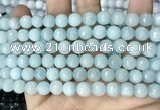 CCN5653 15 inches 8mm faceted round candy jade beads