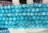 CCN5656 15 inches 8mm faceted round candy jade beads