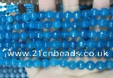 CCN5663 15 inches 8mm faceted round candy jade beads