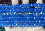 CCN5664 15 inches 8mm faceted round candy jade beads