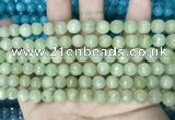 CCN5669 15 inches 8mm faceted round candy jade beads