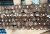 CCN5680 15 inches 8mm faceted round candy jade beads