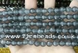 CCN5700 15 inches 8mm faceted round candy jade beads