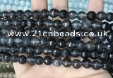 CCN5702 15 inches 8mm faceted round candy jade beads