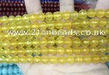 CCN5706 15 inches 8mm faceted round candy jade beads