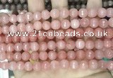 CCN5715 15 inches 8mm faceted round candy jade beads