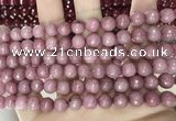 CCN5718 15 inches 8mm faceted round candy jade beads