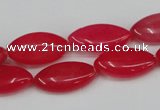 CCN574 15.5 inches 10*20mm marquise candy jade beads wholesale