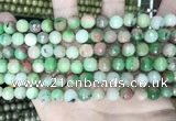 CCN5740 15 inches 8mm faceted round candy jade beads