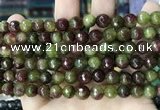 CCN5744 15 inches 8mm faceted round candy jade beads