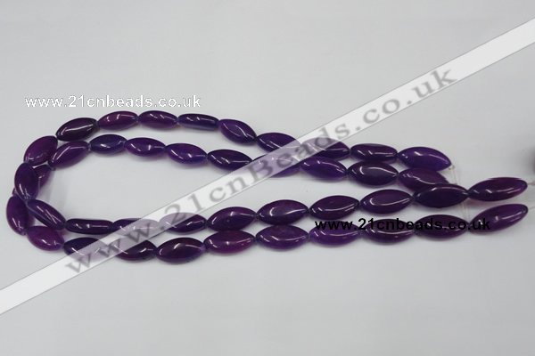 CCN576 15.5 inches 10*20mm marquise candy jade beads wholesale